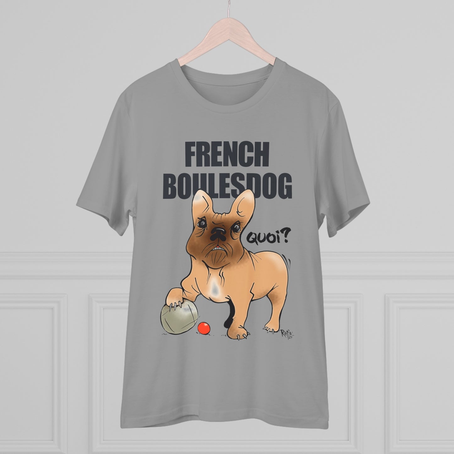 Organic T-shirt - French Boulesdog by Refn