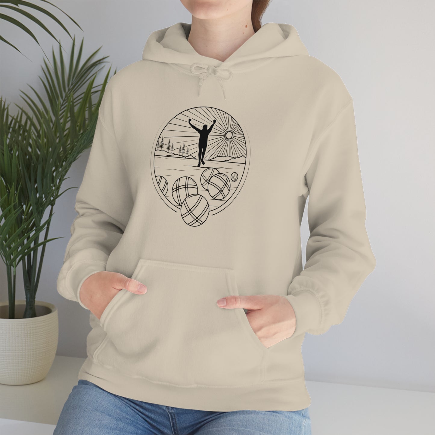 Unisex Heavy Blend™ Hooded Petanque Sweatshirt