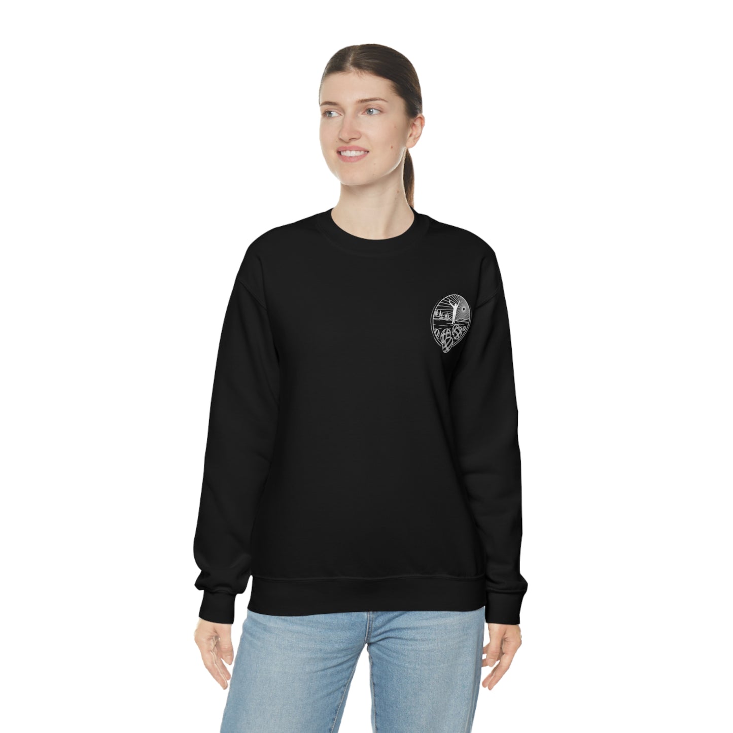 Unisex Heavy Blend Crewneck Petanque Design Sweatshirt