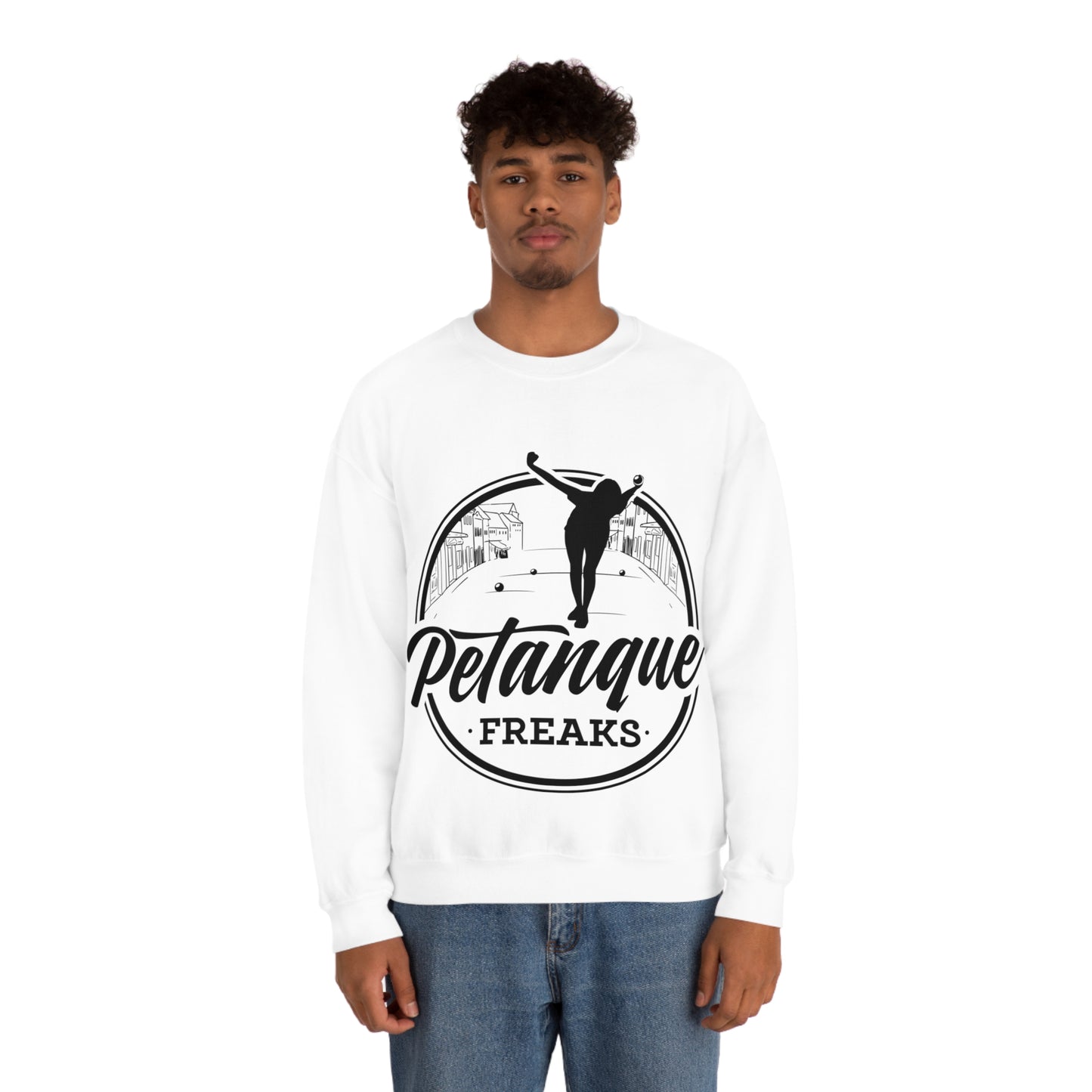 Unisex Heavy Blend™ Crewneck Petanque Freaks Sweatshirt