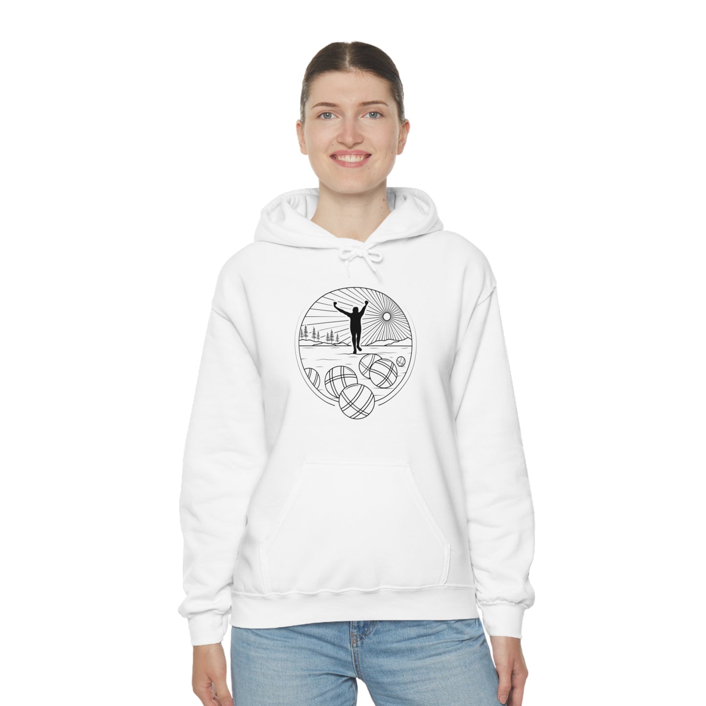 Unisex Heavy Blend™ Hooded Petanque Sweatshirt