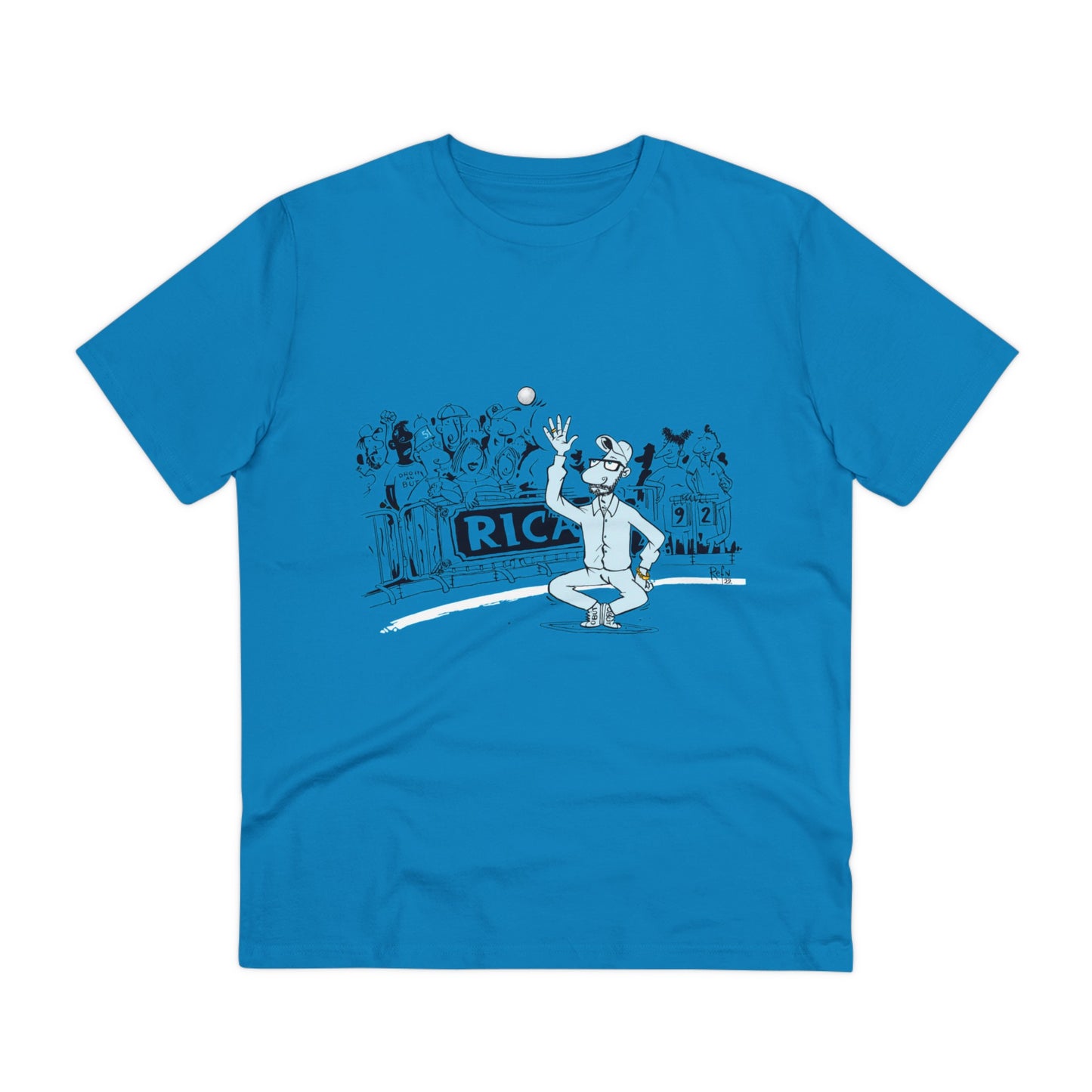 Organic T-shirt - Unisex. Everyone can throw a boule by Refn