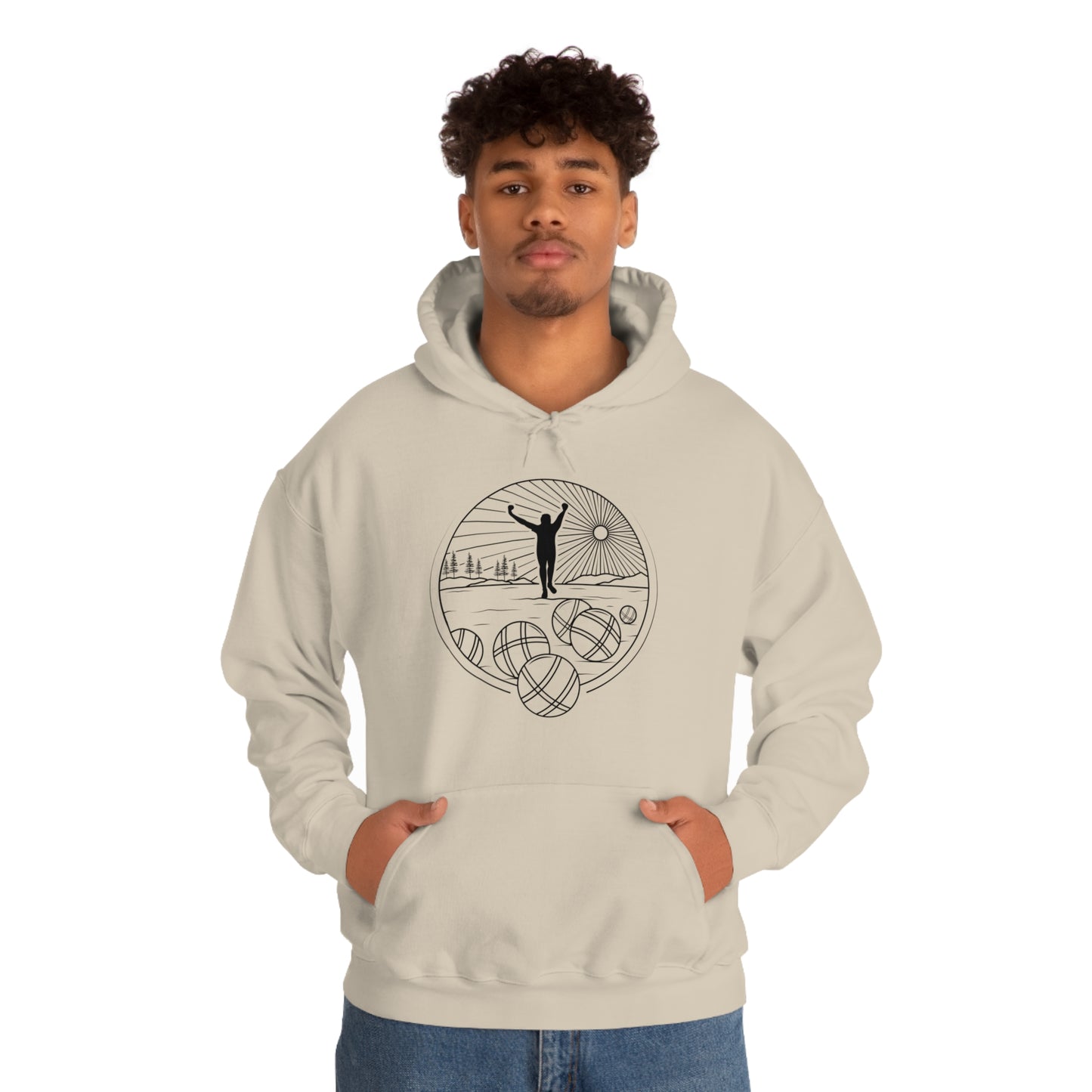 Unisex Heavy Blend™ Hooded Petanque Sweatshirt