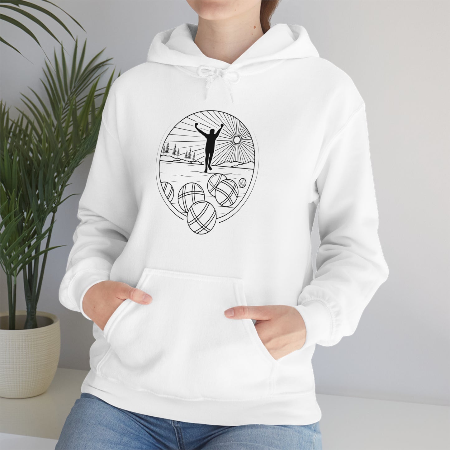 Unisex Heavy Blend™ Hooded Petanque Sweatshirt