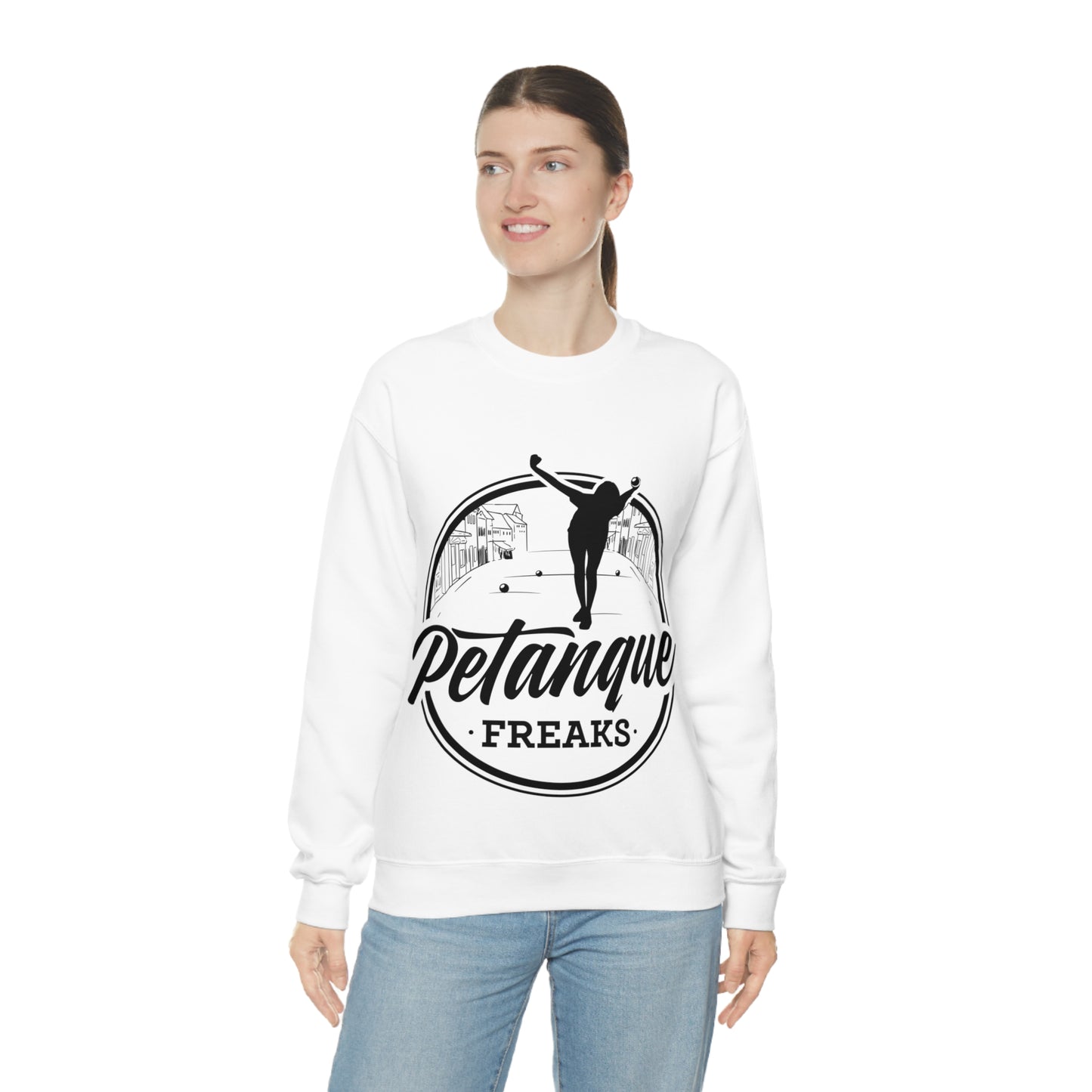 Unisex Heavy Blend™ Crewneck Petanque Freaks Sweatshirt