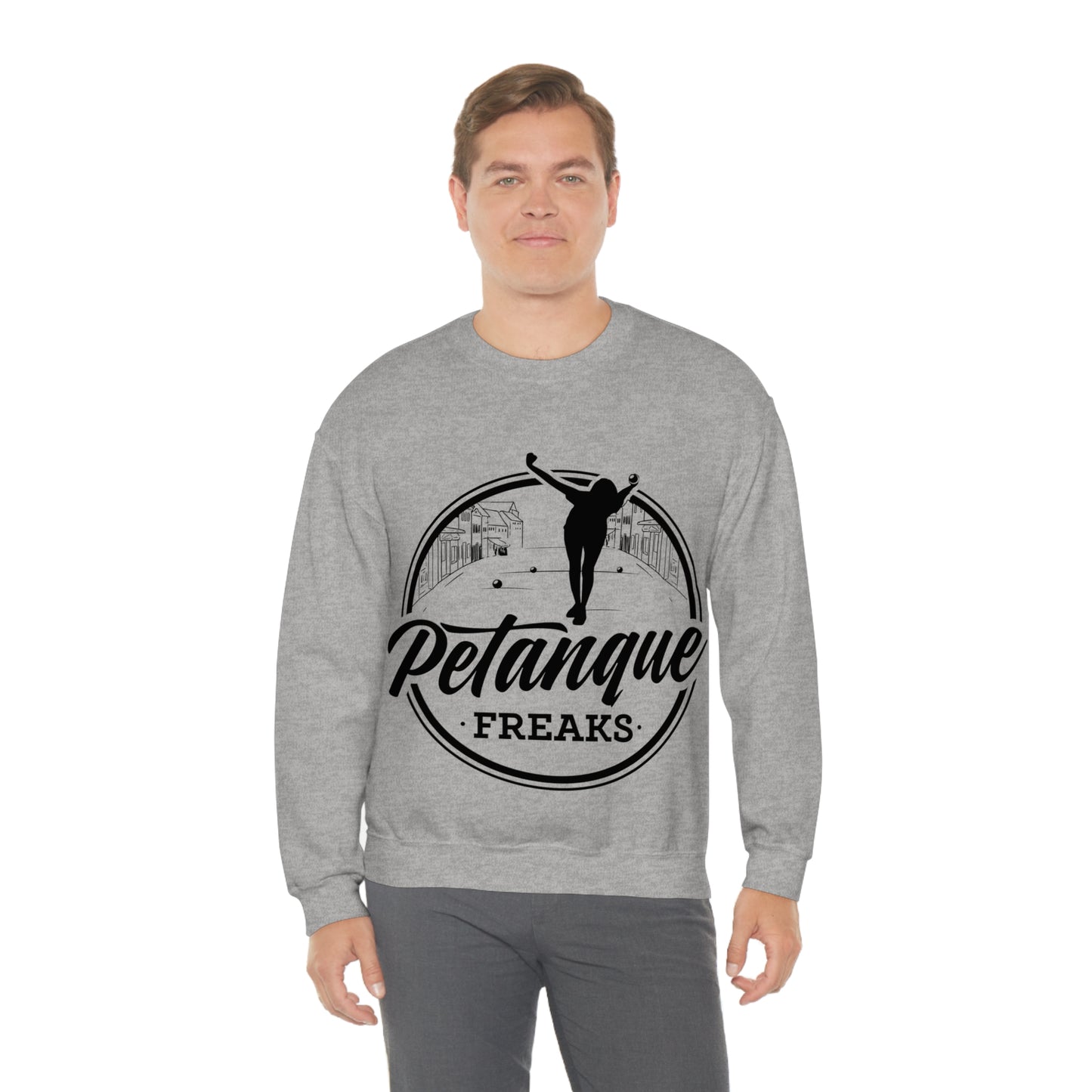 Unisex Heavy Blend™ Crewneck Petanque Freaks Sweatshirt