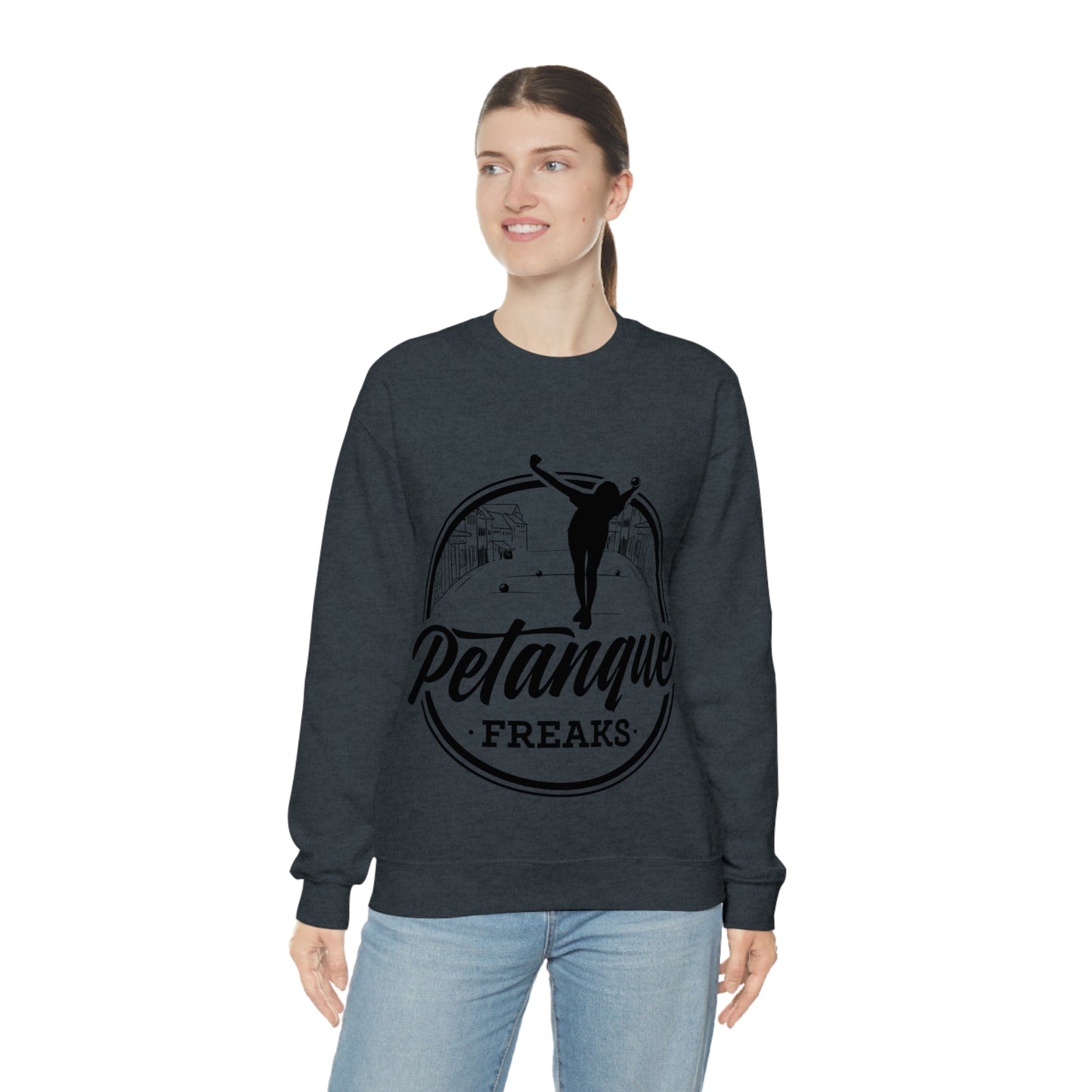 Unisex Heavy Blend™ Crewneck Petanque Freaks Sweatshirt