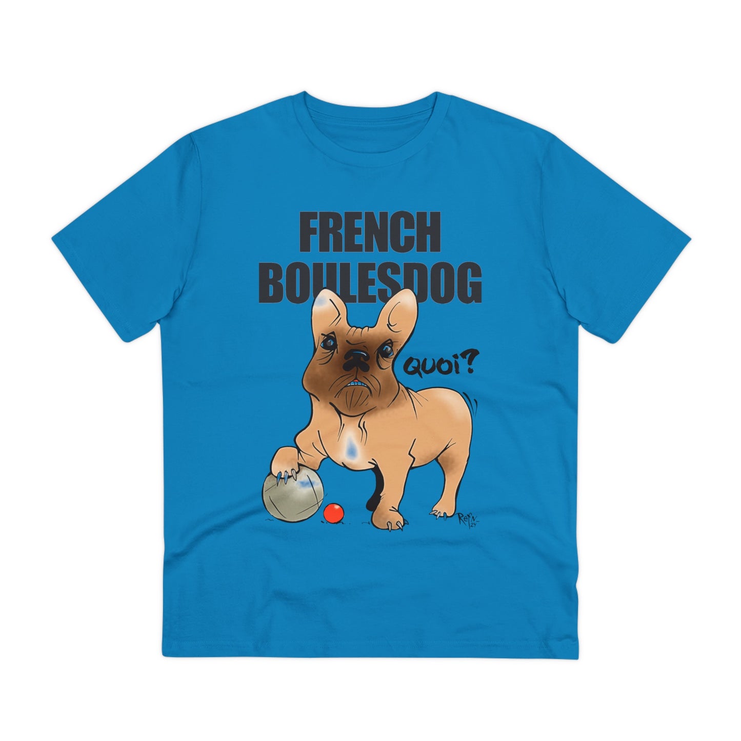 Organic T-shirt - French Boulesdog by Refn