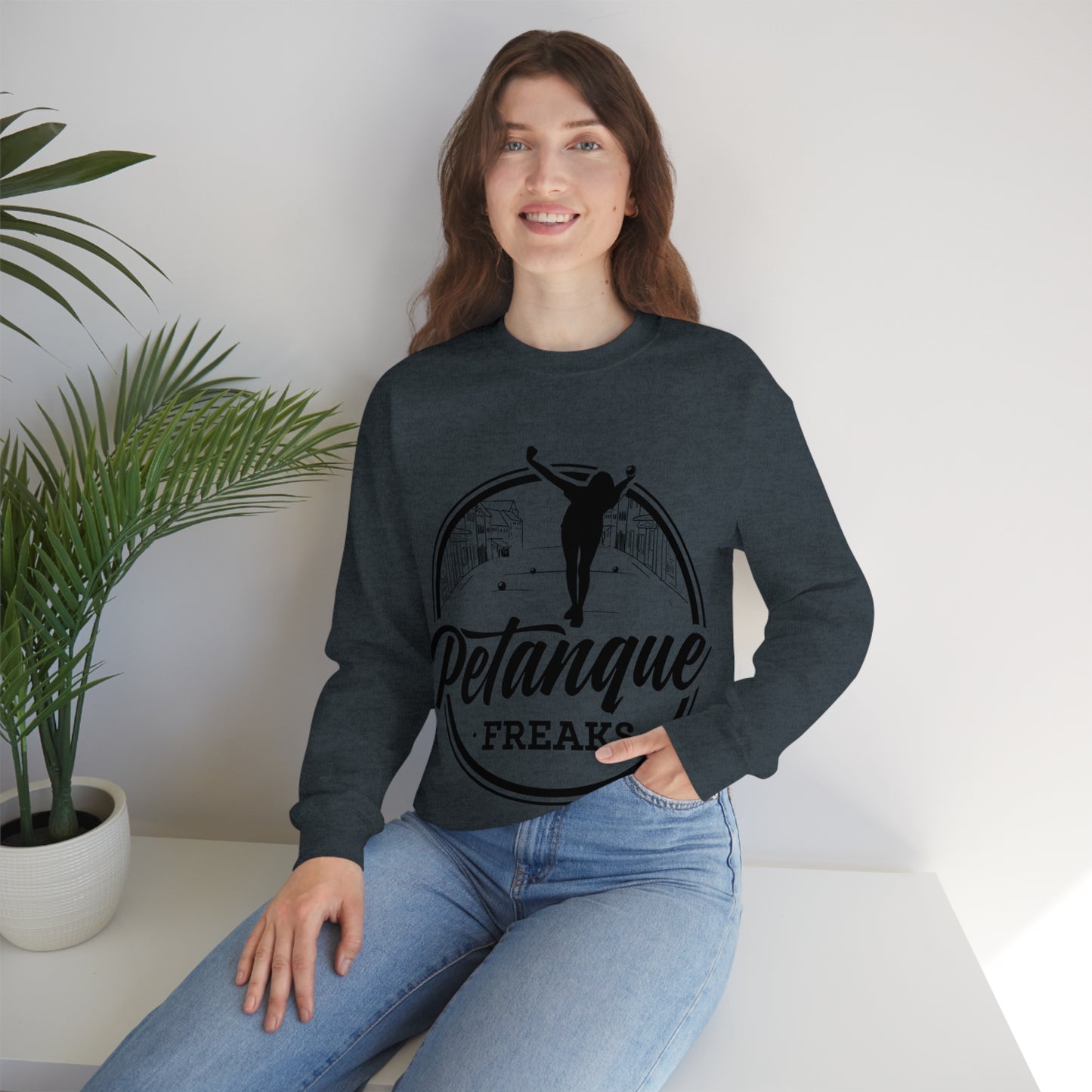 Unisex Heavy Blend™ Crewneck Petanque Freaks Sweatshirt