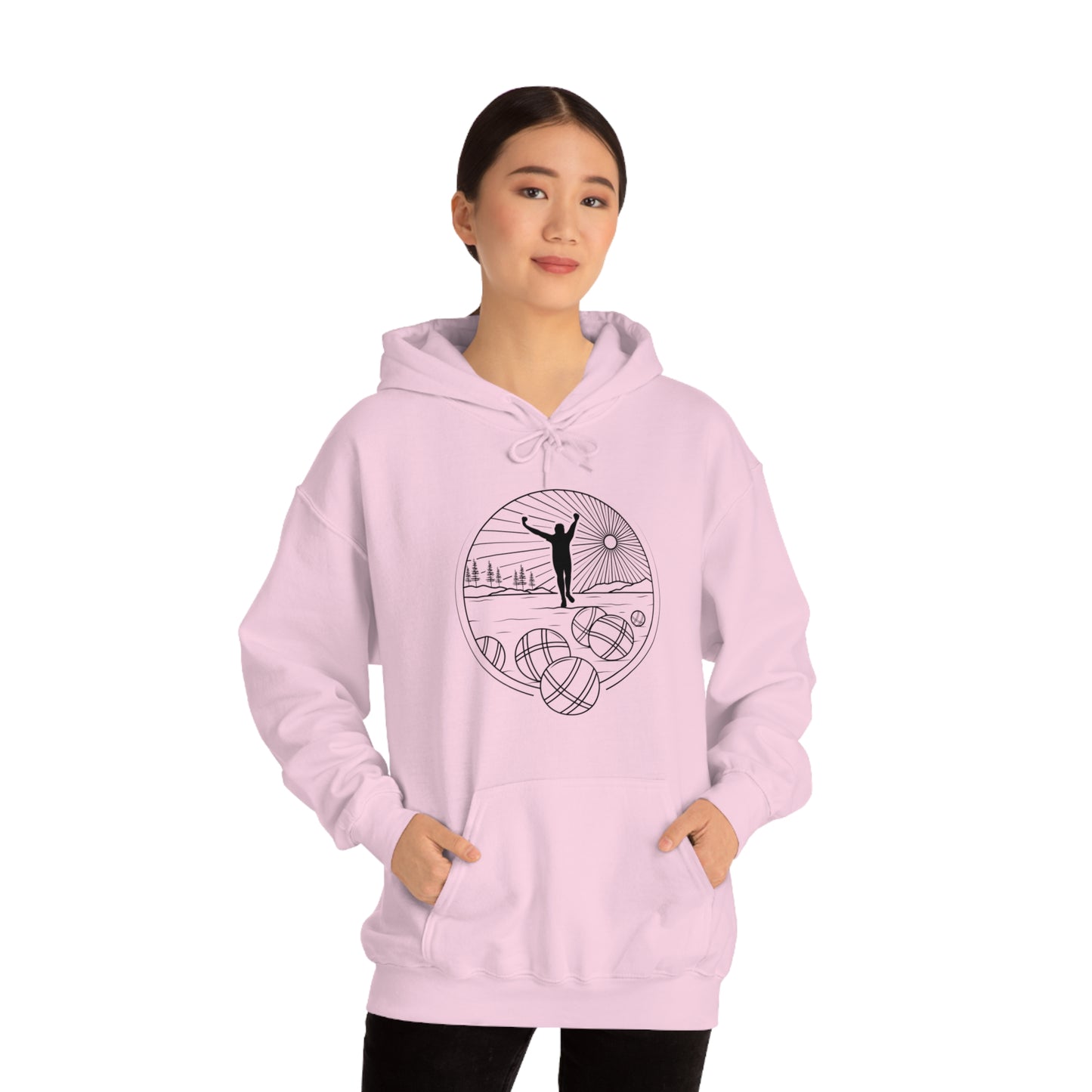 Unisex Heavy Blend™ Hooded Petanque Sweatshirt