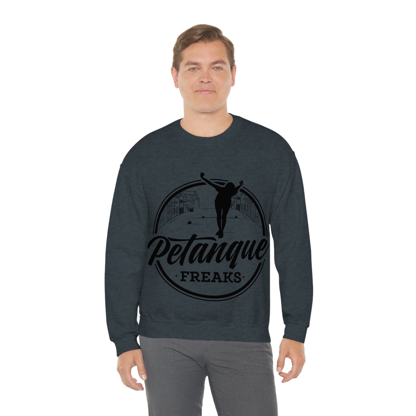 Unisex Heavy Blend™ Crewneck Petanque Freaks Sweatshirt