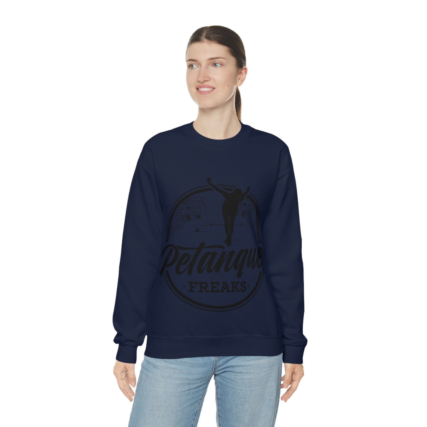 Unisex Heavy Blend™ Crewneck Petanque Freaks Sweatshirt